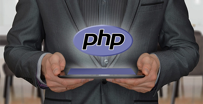 php consultancy represented by consultant with php logo